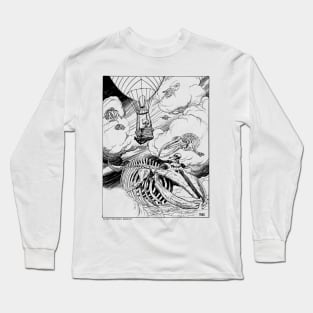 Whale Sailing Long Sleeve T-Shirt